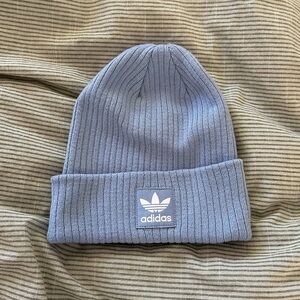 Adidas women’s blue beanie